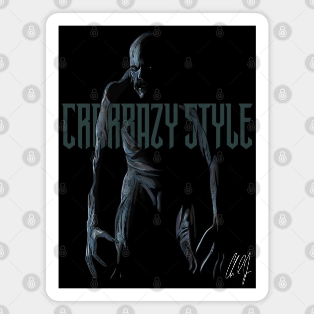 Nosferatu: Crazy Style Magnet by 51Deesigns